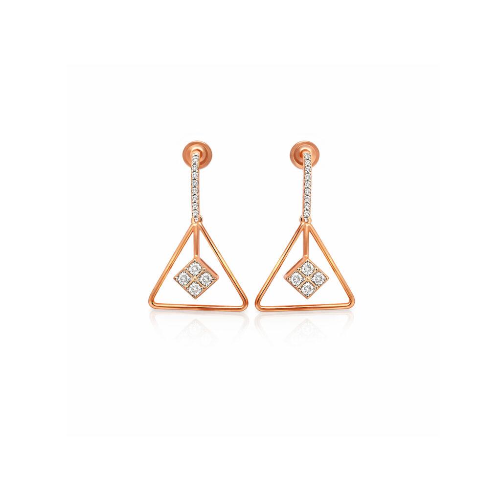 Triangle Shape Earrings Dubai