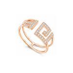 Versace style diamond ring Dubai