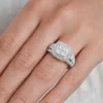 Vintage Inspired diamond Ring