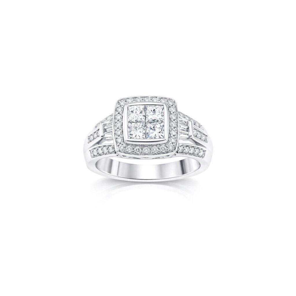 Vintage Inspired diamond Ring Dubai
