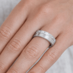 Wedding band in Matte finish