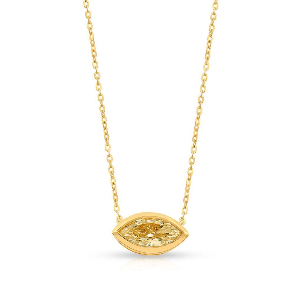 Yellow Diamond Pendant Dubai