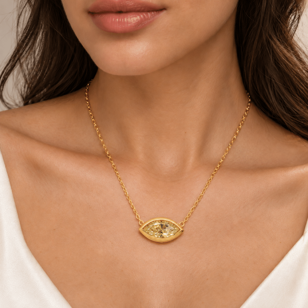 Yellow Diamond Pendant