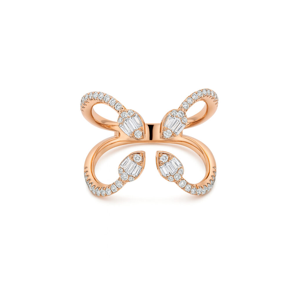 illusion setting diamond ring Dubai