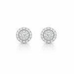 illusion setting earrings Dubai