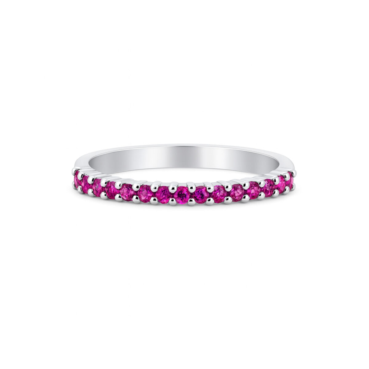 Pink Sapphire Eternity Ring Dubai