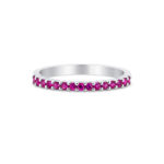 Pink Sapphire Eternity Ring Dubai