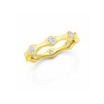 8 Stone Station Band Ring