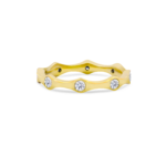 8 Stone Station Band Ring Dubai