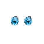 Aquamarine stud earrings Dubai