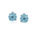 Aquamarine stud earrings Dubai
