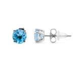 Aquamarine stud earrings UAE