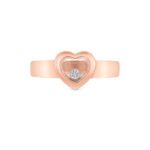 Chopard style Happy Diamond ring