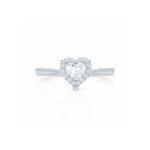 Cluster setting Heart Shape diamond ring Dubai