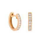 Diamond Huggies Earrings