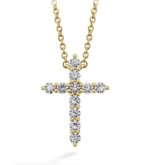 Diamond cross pendant
