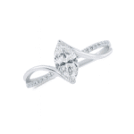 Dual Shank Marquise diamond ring Dubai