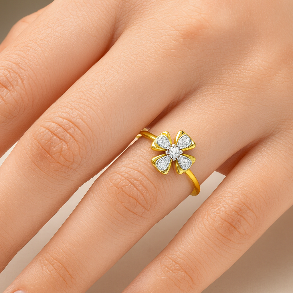 Flower diamond ring UAE Flower diamond ring UAE