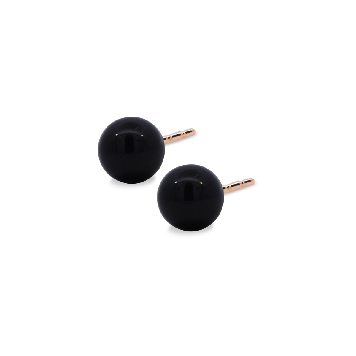 Onyx stud earrings