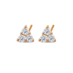 Trillium Diamond Stud Earrings