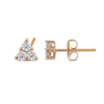 Trillium Diamond Stud Earrings Dubai