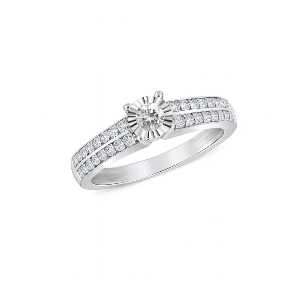 Illusion Setting Diamond Ring
