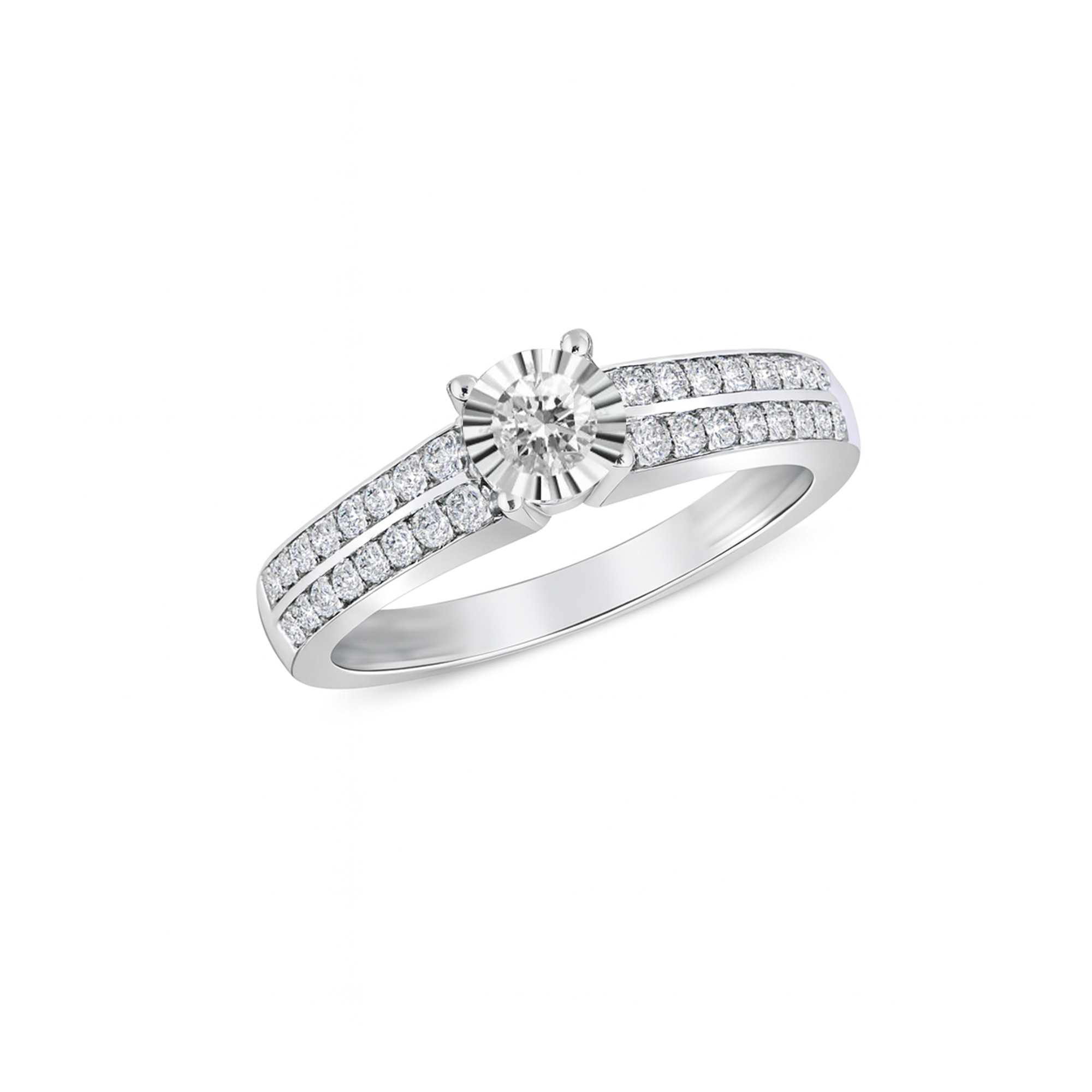 Illusion Setting Diamond Ring