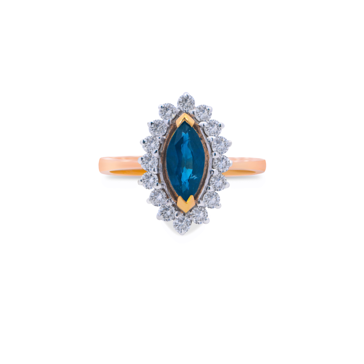 Marquise shape sapphire ring Dubai