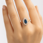 Marquise shape sapphire ring UAE