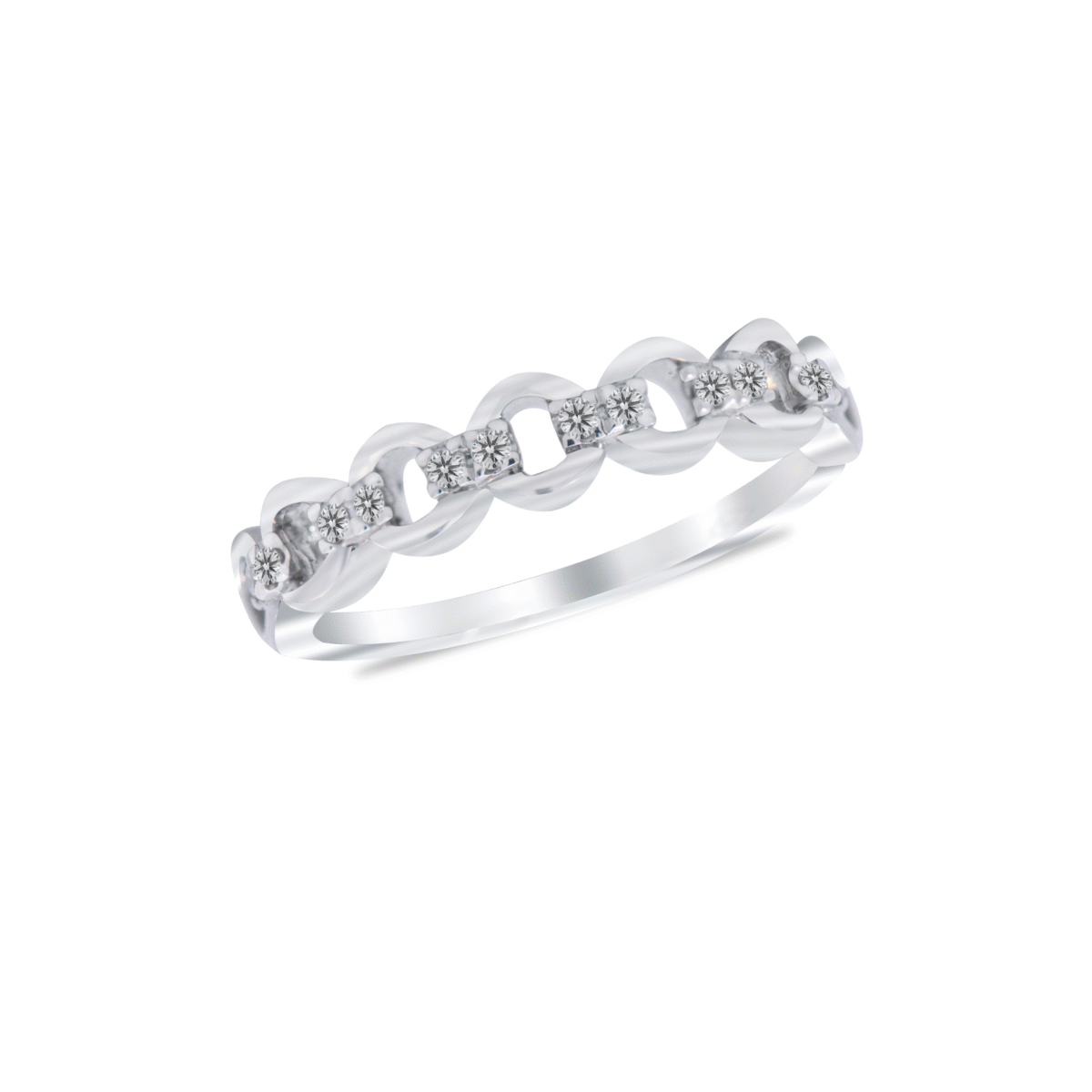 Diamond Ring with Open Link Dubai