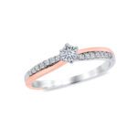 Split Shank diamond Engagement Ring