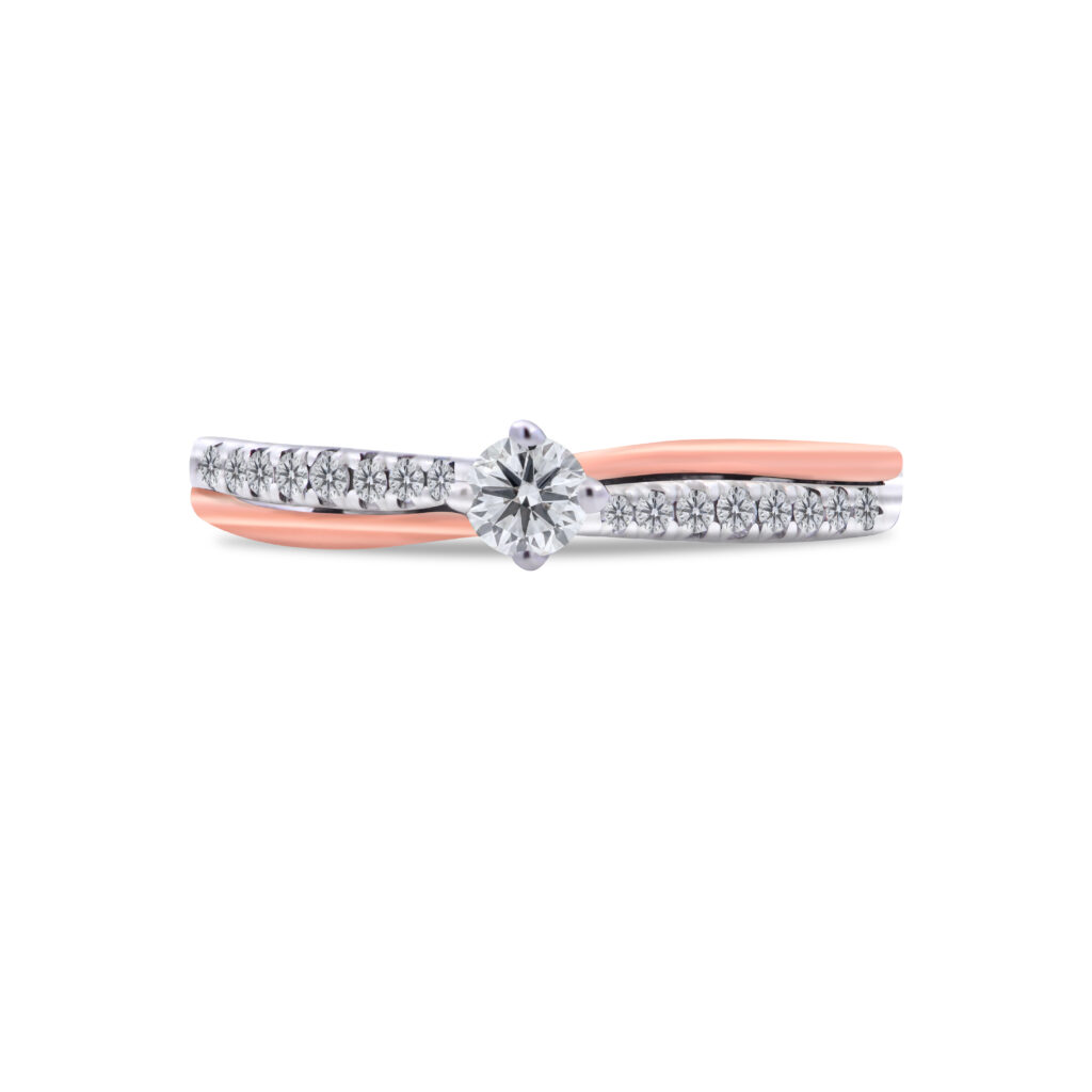 Split Shank diamond Engagement Ring Dubai