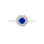 Blue Sapphire Engagement Ring Dubai
