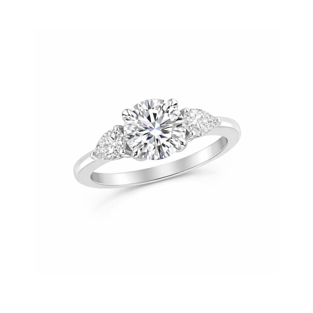 Diamond Trilogy ring