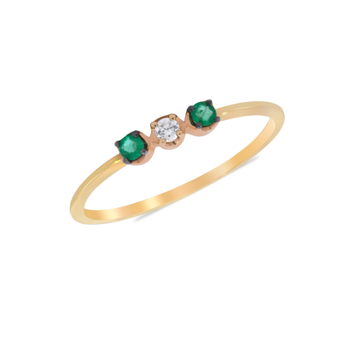 Emerald and diamond Fine ring Dubai