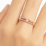 Multi sapphire ring with Diamonds UAE