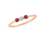 Ruby and diamond Fine ring Dubai