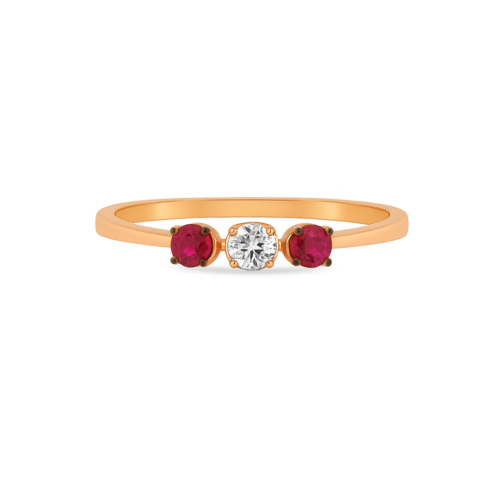 Ruby and diamond Fine ring UAE