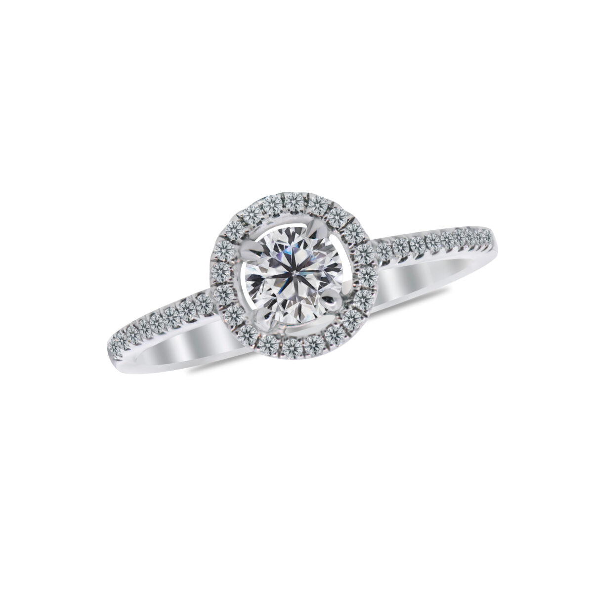 Halo Diamond Engagement ring