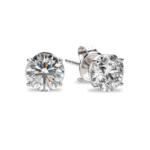 1 carat round diamond studs Dubai