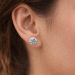 1 carat round diamond studs UAE