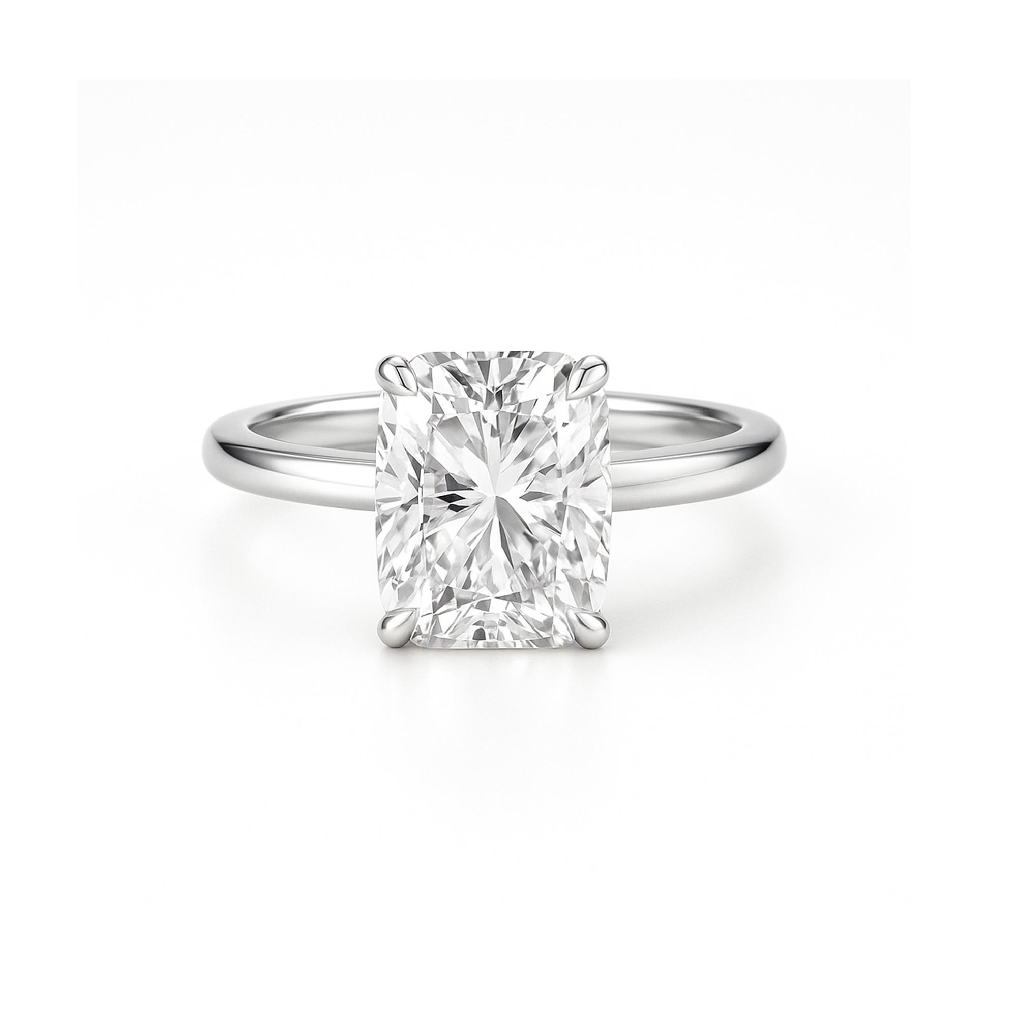 Cushion diamond engagement ring Dubai
