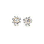 Flower Diamond Studs