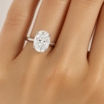 Oval diamond Engagement ring