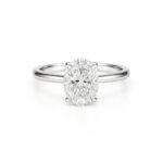 Oval diamond Engagement ring Dubai