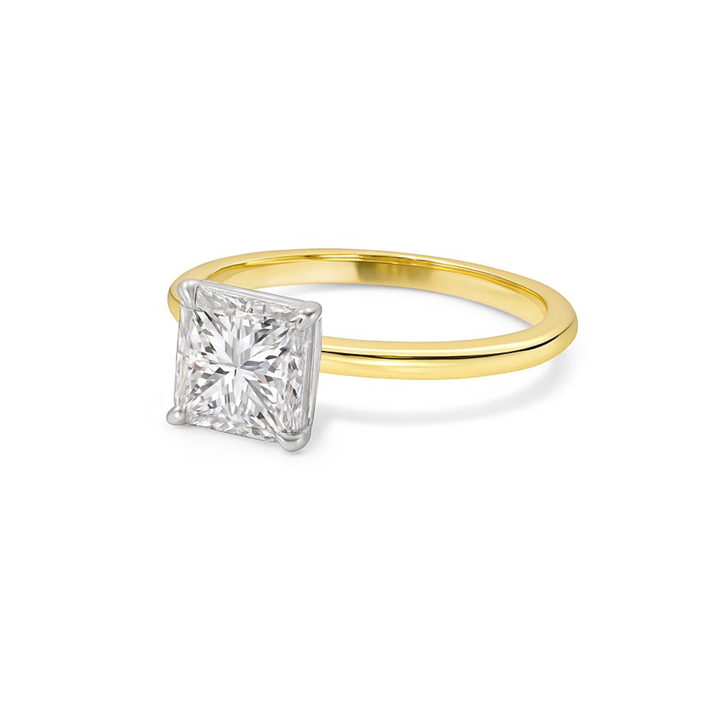 Princess Cut Diamond Engagement Ring UAE