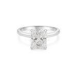 Radiant diamond Solitaire ring Dubai