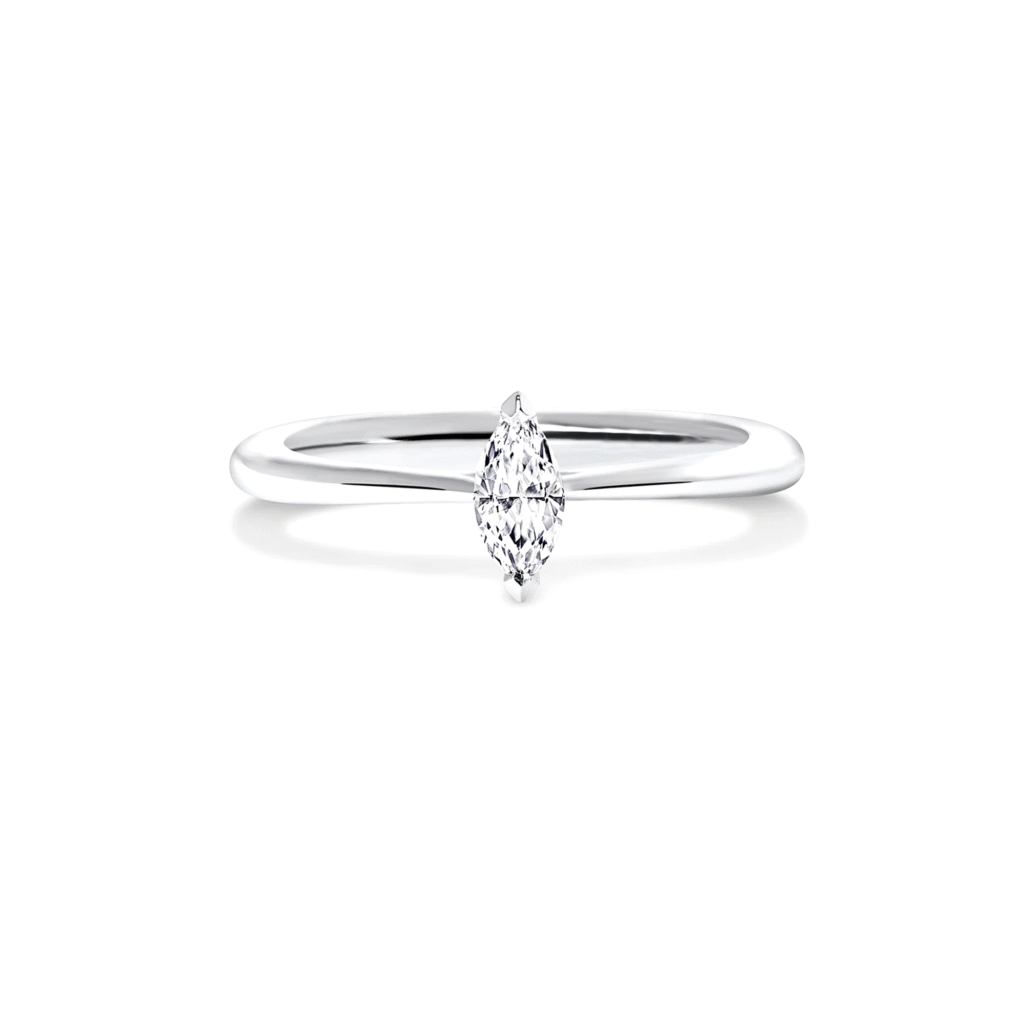 0.50 carat Marquise diamond ring
