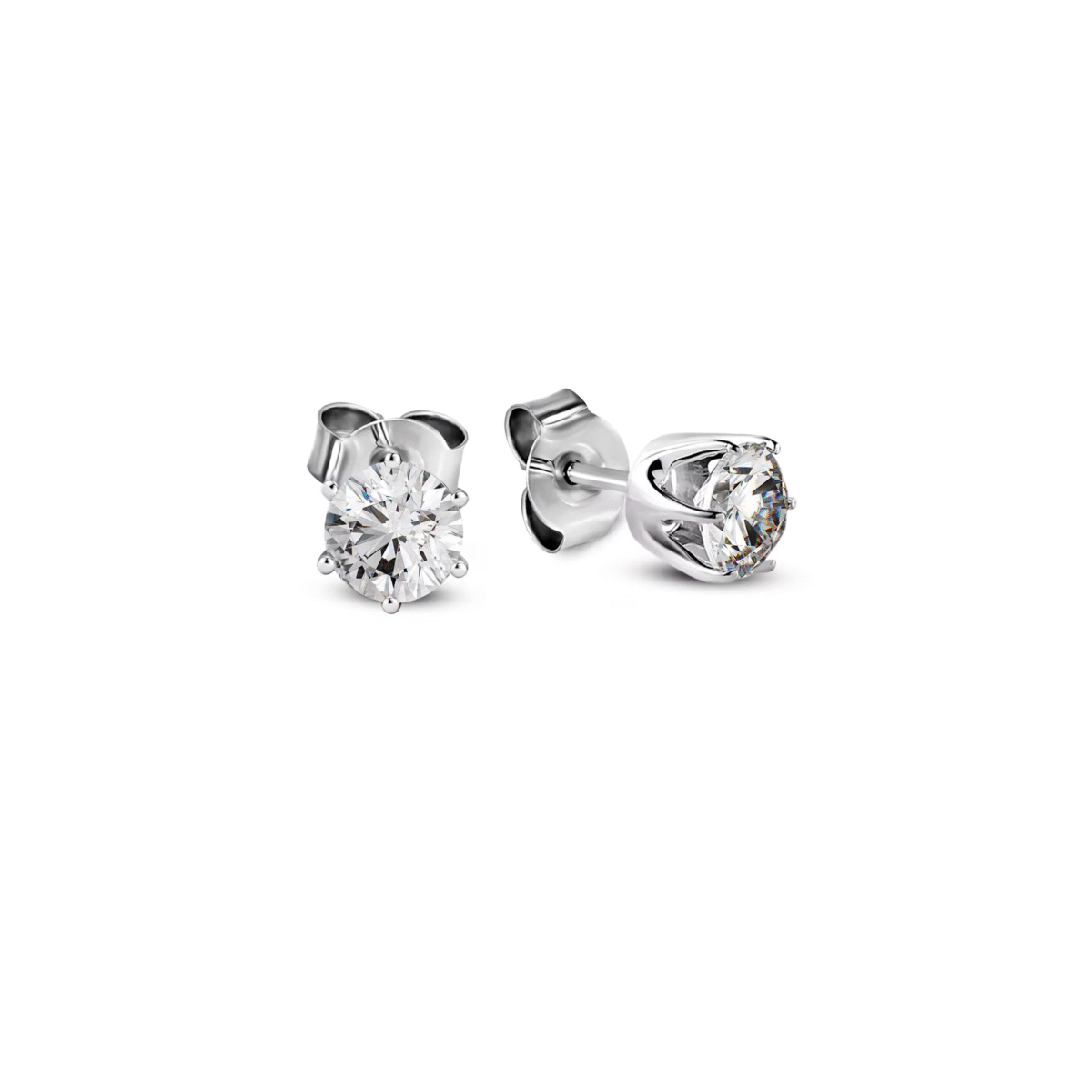 0.50 carat diamond stud earrings
