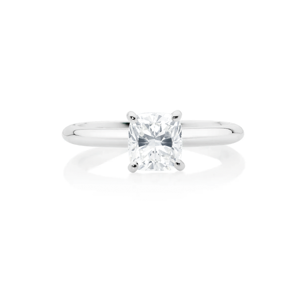 1 Carat Cushion diamond ring Dubai